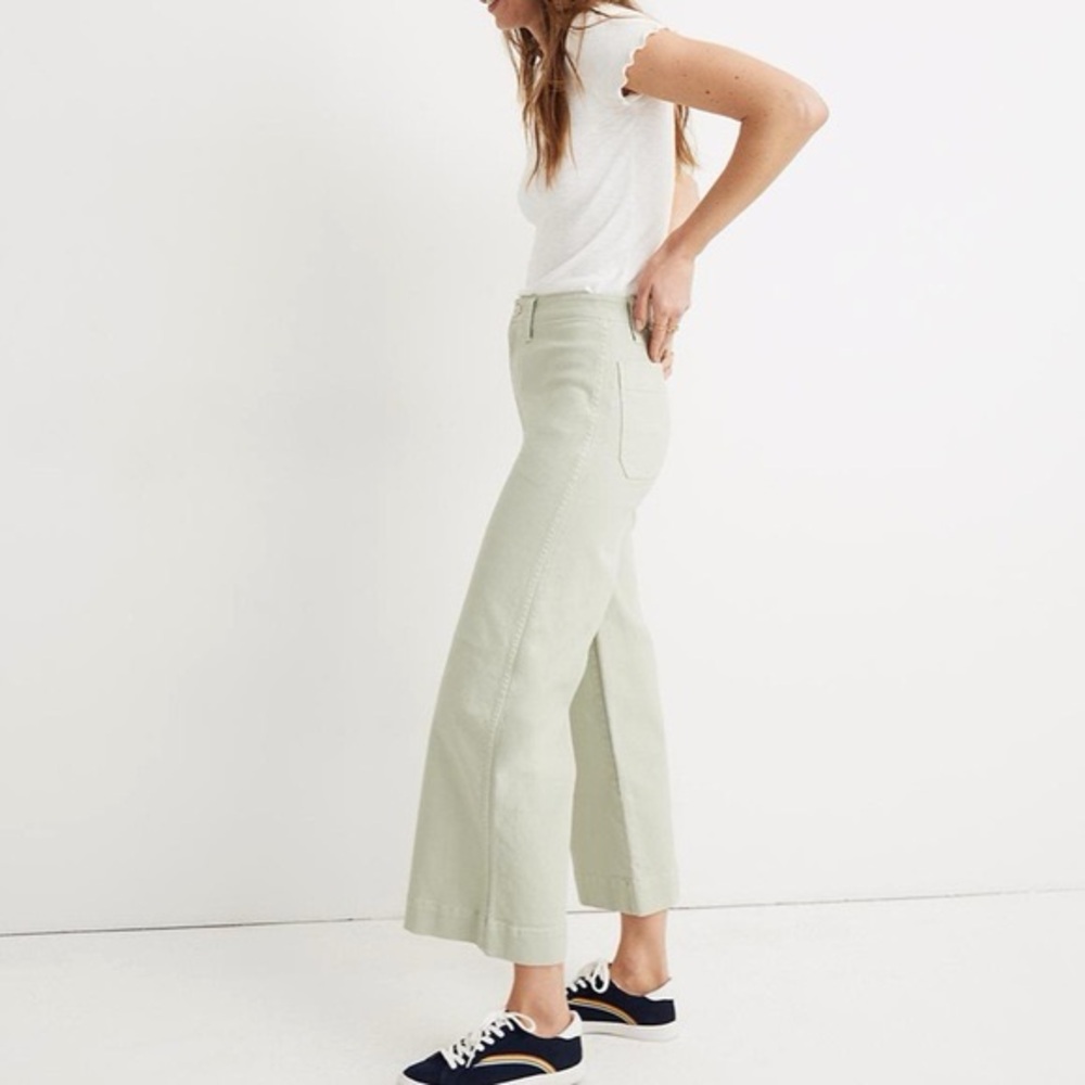 Madewell Emmett Wide-Leg Crop Pants Size 25
